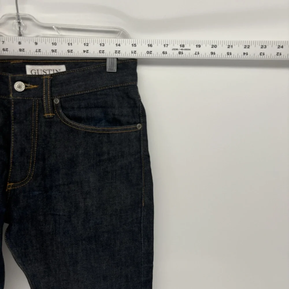 Gustin Selvedge Denim Jeans Raw Selvedge Skinny Fit Button Fly USA Men 30x30